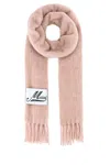 Marni Sciarpa In Misto Alpaca Rosa Scuro  Donna In Pink