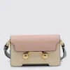 Marni Pink And Multicolor Leather Shoulder Bag In Multi