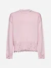 Marni Pink Cotton Crewneck Sweater