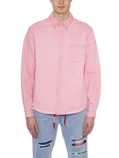 Marni Pink Cotton Drill Shirt For Women