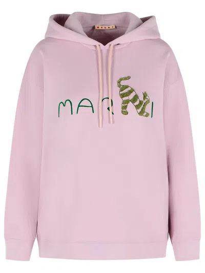 Marni Pink Cotton Sweatshirt