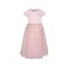 Marni Pink Dress For Girl With Logo In Pink