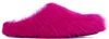 Marni Pink Fussbett Sabot Slip-on Loafers In 00c57 Fuchsia