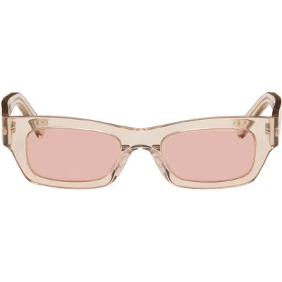 Marni Pink Haicli Sunglasses In Resin