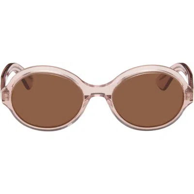 Marni Pink Nozea Sunglasses In Dusty Pink