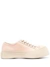 Marni Woman Sneakers Blush Size 11 Soft Leather In Pink