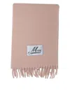 Marni Pink Polyamide Scarf In Brown