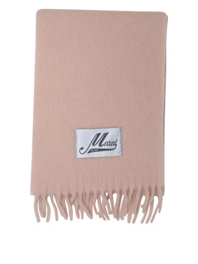Marni Pink Polyamide Scarf