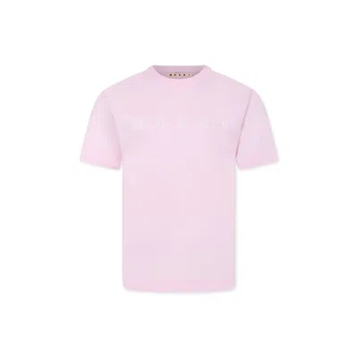 Marni Kids' Short-sleeved T-shirt In Pink