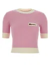 Marni Pink Wool Blend Sweater In Pink