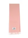 Marni Womens 00c13 Brand-patch Alpaca-blend Scarf In Pink
