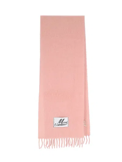 Marni Pink Wool Scarves