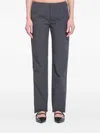 Marni Pintuck-detail Trousers In Gray