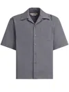 Marni Piqué-weave Shirt In Grey