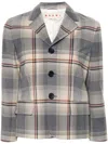 MARNI PLAID-CHECK BLAZER