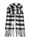Marni Double-face Wool Scarf Scarves And Foulards Grey