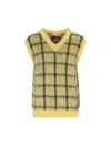 Marni Check Mohair-blend Vest