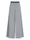 Marni Plaid Palazzo Pants In Black