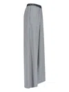 Marni Plaid Palazzo Pants In Grey