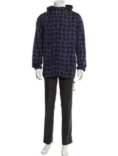 Pre-owned Marni Plaid Print Parka W/ Tags In Multi