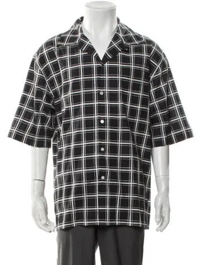 Pre-owned Marni Plaid Print Short Sleeve Shirt In Multi