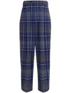 MARNI PLAID TAPERED TROUSERS