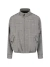 Marni Check-pattern Virgin Wool Jacket In Black