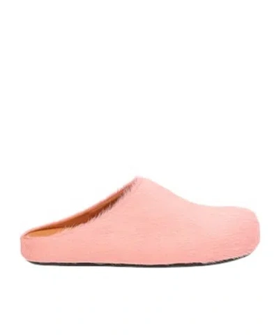 Marni Plain Colour Mules In Pink