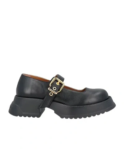 Marni Plain Colour Pumps In Black