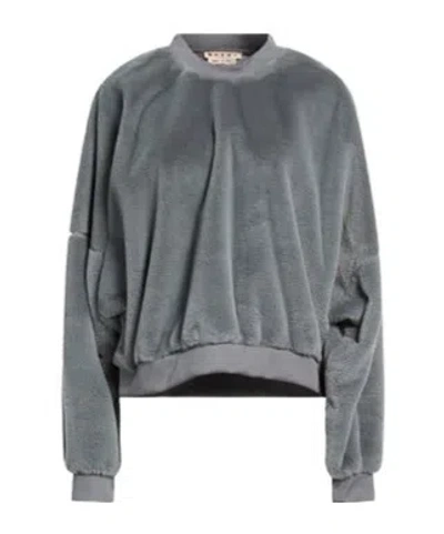 Marni Plain Colour Sweatshirts In Gray