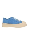 Marni Plain Colour Trainers In Blue