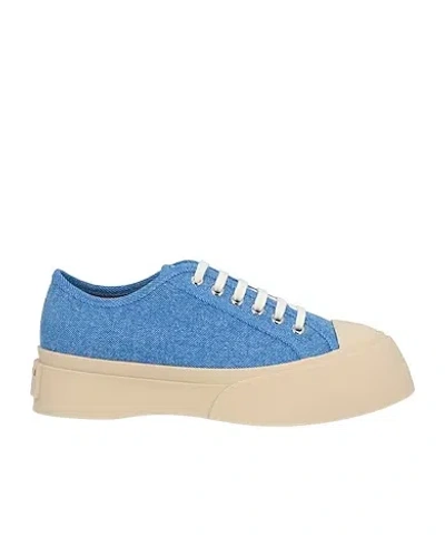 Marni Plain Colour Trainers In Blue