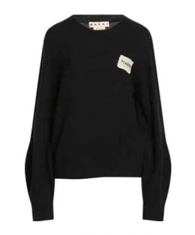 Marni Plainsolid-color Cashmere Knitted Sweater In Yellow