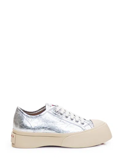 Marni Platform Leather Sneaker In Pattern