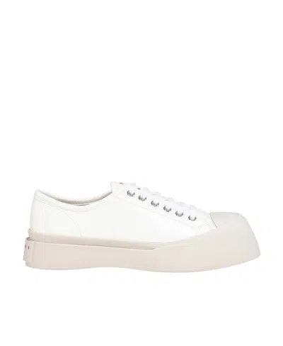 Marni Pablo Lace-up Sneakers In White