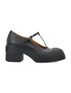 Marni Bold Maryjane T-bar Block Heel Closed Toe