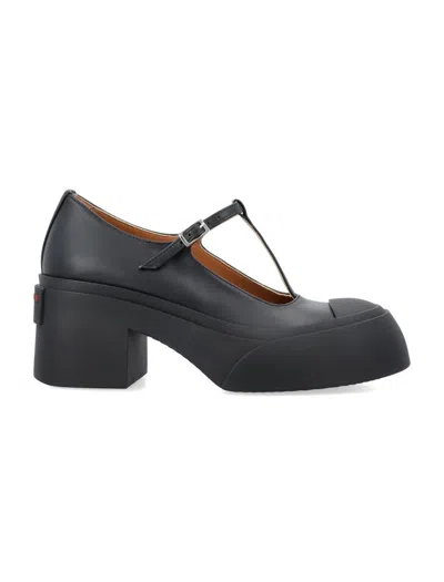 Marni Platform Mary Jane In Black