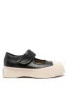 Marni Platform Sneakers With Velcro Strap In Black