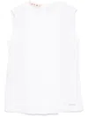 Marni Women Pleat-detail Sleeveless Blouse In White