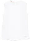 Marni Women Pleat-detail Sleeveless Blouse In White