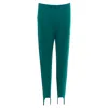 Marni Pleat Stirrup Pants In Green