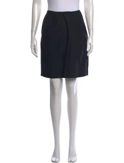 Pre-owned Marni Pleated Accents Mini Skirt In Grey