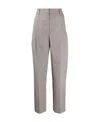 Marni Tailored High-waisted Trousers In Gray