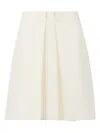 Marni Pleated-detail Mini Skirt In Neutral