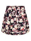 Marni Girls & Yellow Floral Viscose Skirt 14 Yrs Blue In Multi