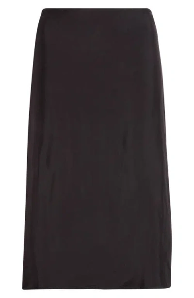 Marni Pleated Midi Skirt In Black