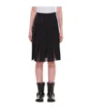 Marni A-line Midi Pleated Skirt In Black