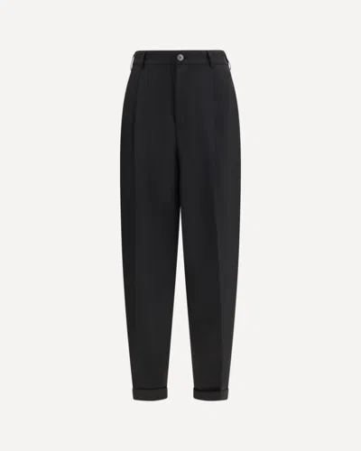 Marni Pleated Pants With An Elasticated Waistband In Black