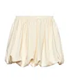 Marni "air Balloon Pleated Elastic Waistband" Skirt In White