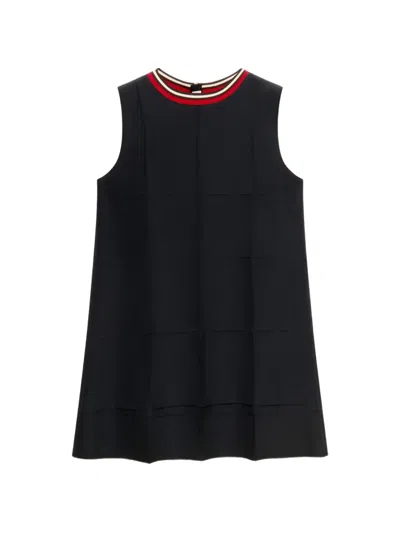 Marni Pleated Sleeveless Mini Dress In Black